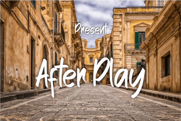 After Play: A Charming and Elegant Typeface for Branding