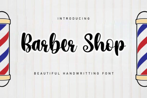 Barber Shop: A Sweet and Elegant Calligraphy Font