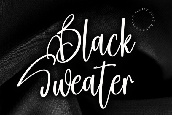 Black Sweater: A Versatile Script for Modern Design