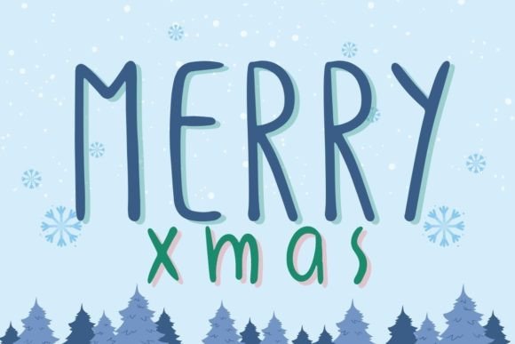 Bring Cheer to Your Creations with Merry Xmas Font