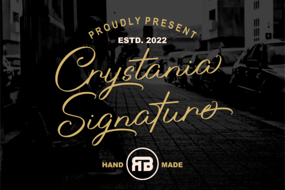 Crystania: Elevate Your Brand with a Romantic Calligraphy Font