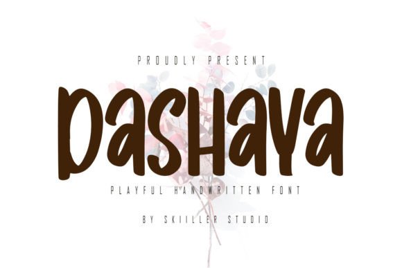 Discover Dashaya: A Playful Handwritten Display Font for Marketers