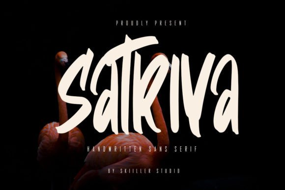 Discover Satriya: A Bold Handwritten Font for Web Design