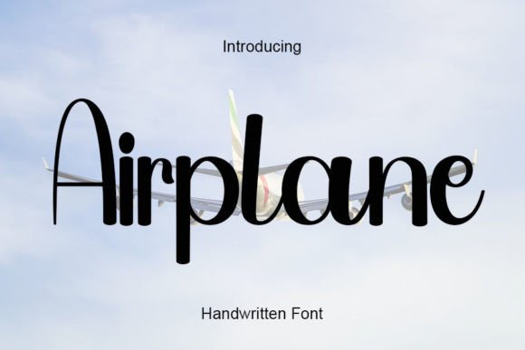 Discover the Elegance of Airplane: A Handwritten Font for Editorial Design