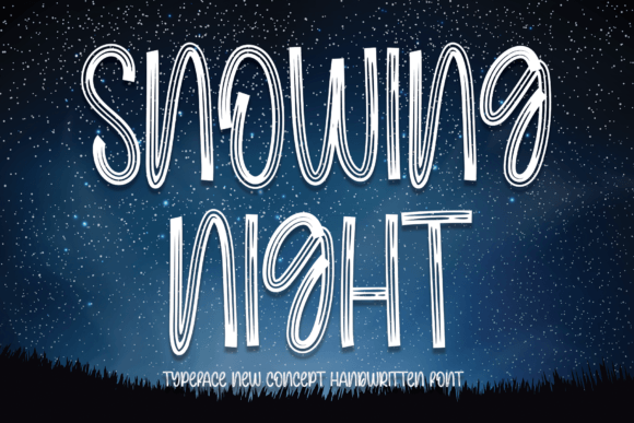 Discover the Elegance of Snowing Night: A Perfect Font for Editorial Design