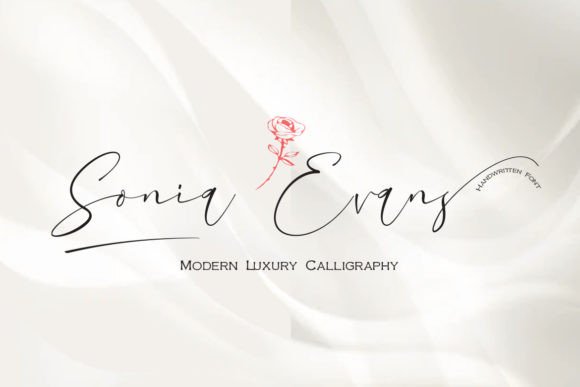 Discovering Sonia Evans: A Graceful Script Font for Branding