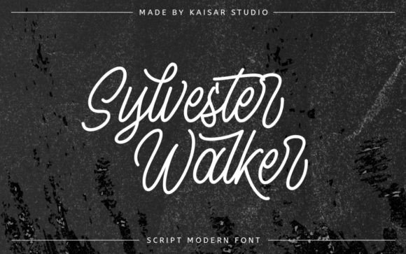 Discovering Sylvester Walker: A Stylish Script Font for Editorial Design