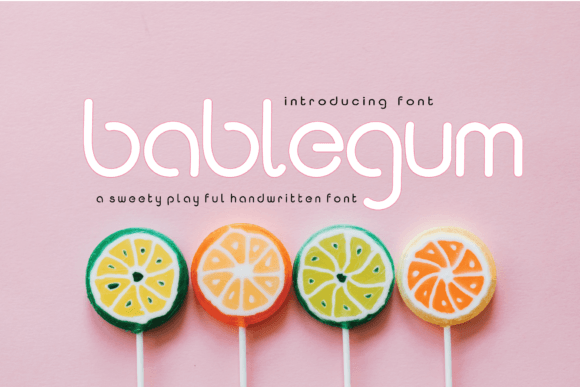 Elevate Your Brand with Bablegum: A Modern Handwritten Font