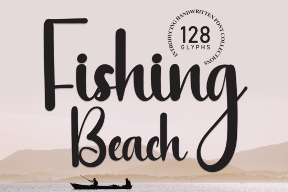 Elevate Your Brand with Fishing Beach: A Charming Script Font