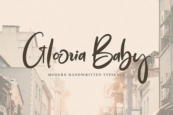 Elevate Your Brand with Glooria Baby: A Charming Script Font