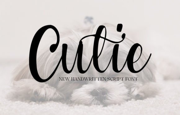 Enhance Your Brand with Cutie: A Charming Cursive Font
