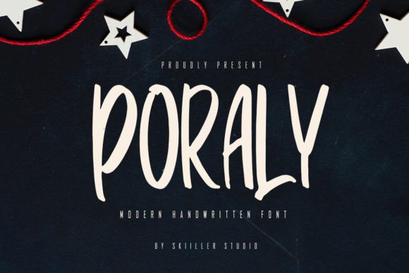 Enhance Your Brand with Poraly: A Unique Handwritten Font