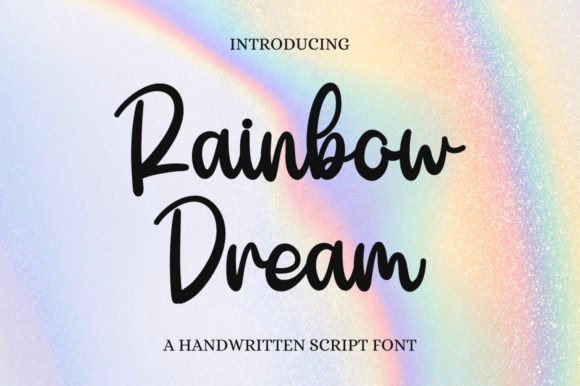 Enhance Your Brand with Rainbow Dream Font