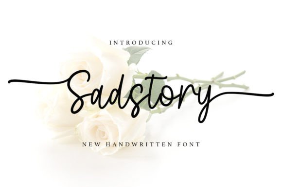 Enhance Your Brand with Sadstory: A Dazzling Script Font