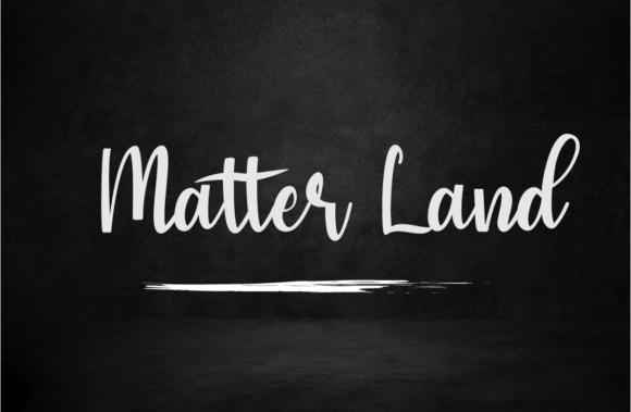 Enhance Your Brand with the Elegant Matter Land Font