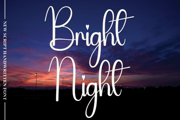 Enhance Your Campaign with Bright Night Font
