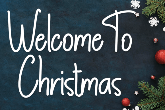 Enhance Your Campaign with Welcome to Christmas Font