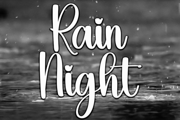 Enhance Your Web Design with Rain Night Font