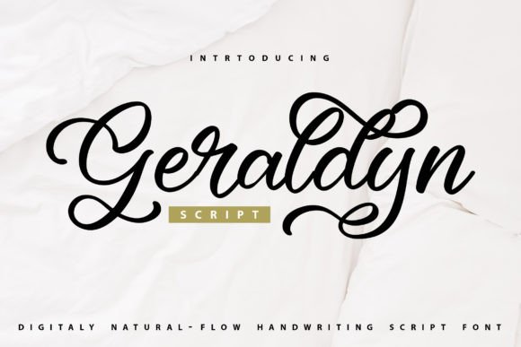 Geraldyn: The Perfect Script Font for Engaging Brand Content