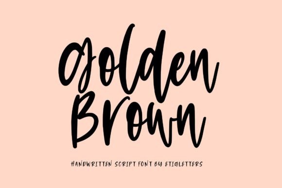 Golden Brown: A Versatile Handwritten Font for Web Design