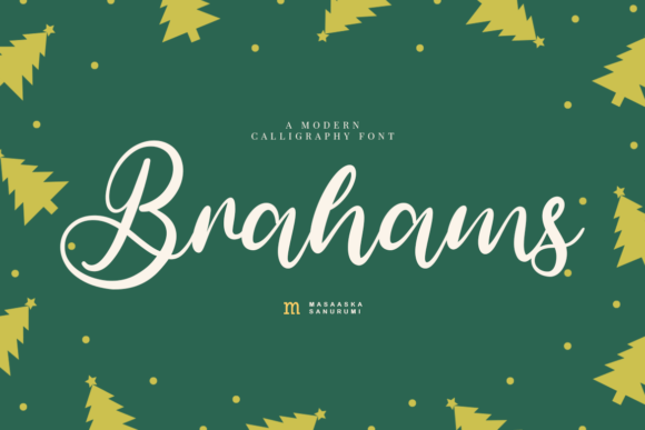Introducing Brahams: A Stylish Script Font for Modern Campaigns