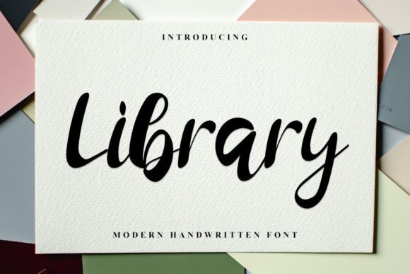 Library: The Elegant Handwritten Font for Your Next Campaign