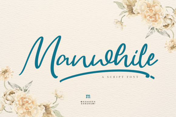 Manwhile: A Script Font with Modern Elegance