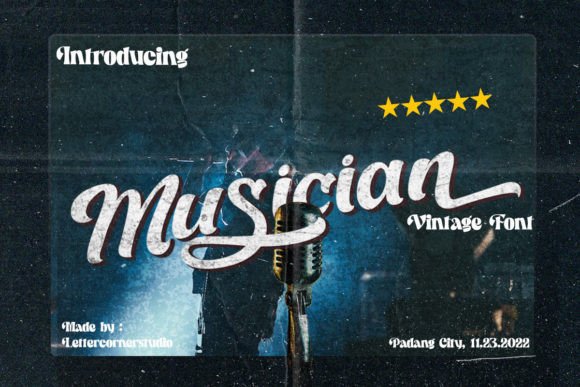Musician: A Hand-Written Font for Creative Web Design