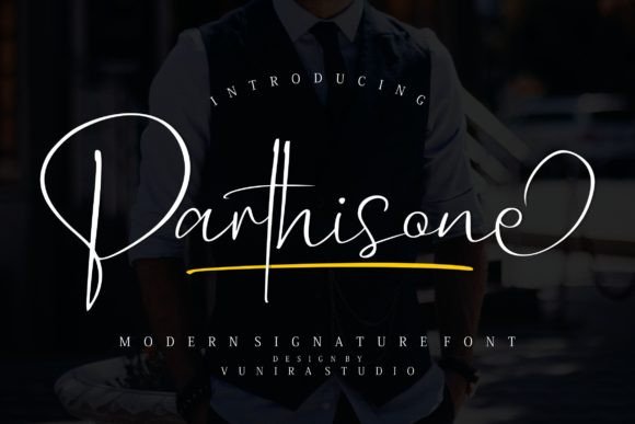 Parthisone: A Modern Script Font for Elegant Publishing