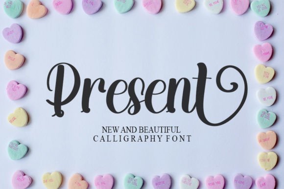 Present: A Handwritten Font for Enchanting Editorial Design
