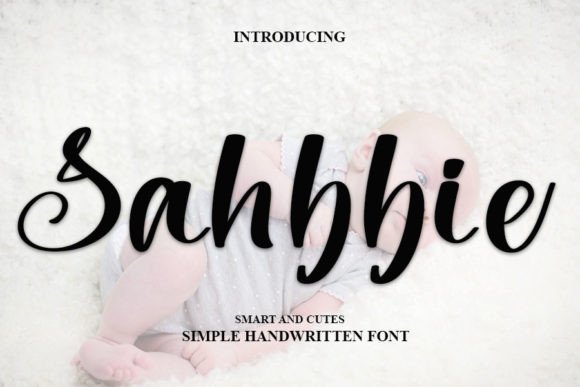 Sahbbie: A Script Amp Font for Creative Projects
