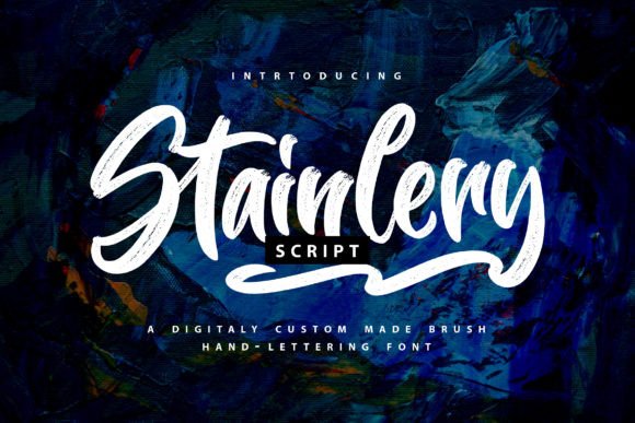 Stainlery: A Versatile Script Font for Creative Projects