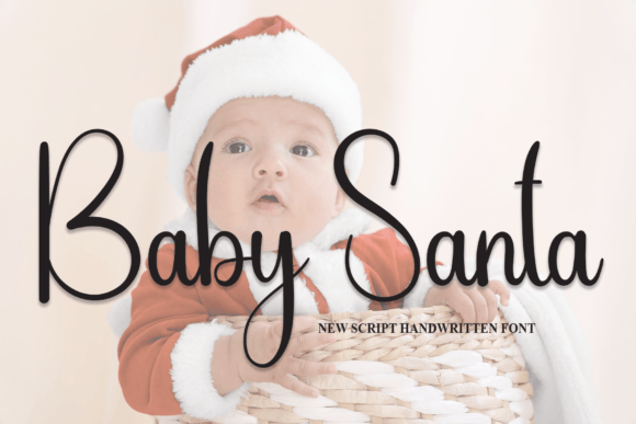 Unwrap the Magic of Baby Santa: A Perfect Script Font