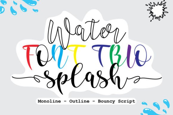 Water Splash: A Playful Handwritten Font for Editorial Charm