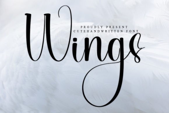 Wings: A Handwritten Font for Elegant Web Design