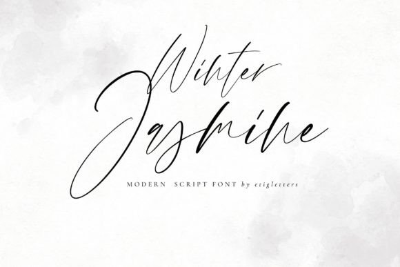 Winter Jasmine: Elevate Your Brand with This Elegant Script Font