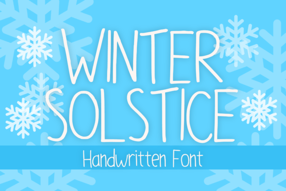 Winter Solstice: A Handwritten Font for Your Brand's Touch